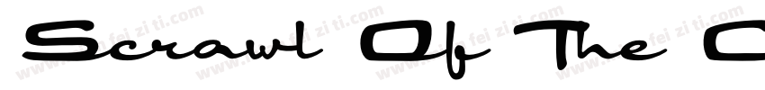 Scrawl Of The Chief字体转换